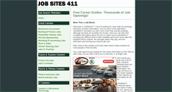 Desktop Screenshot of jobsites411.com