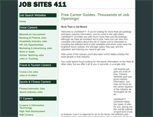 Tablet Screenshot of jobsites411.com